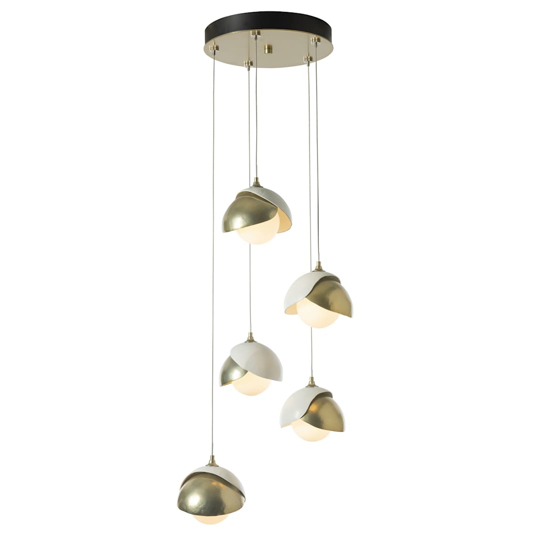 Brooklyn 5 Light 16" Wide Multi Light Pendant