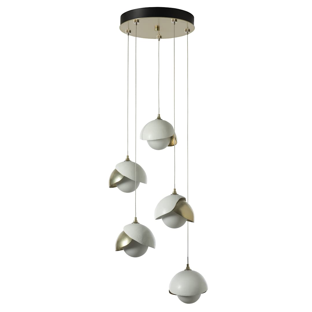 Brooklyn 5 Light 16" Wide Multi Light Pendant