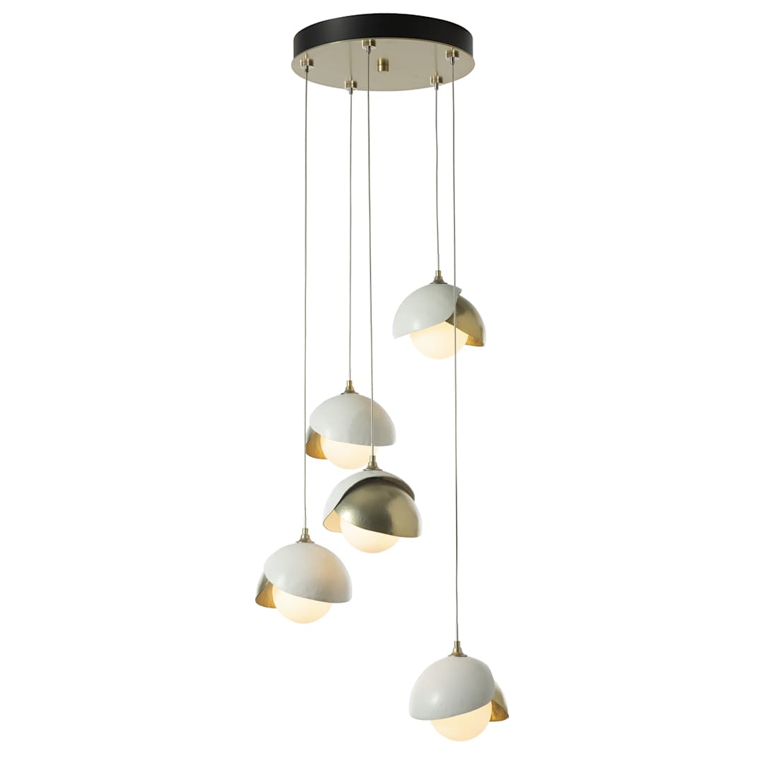Brooklyn 5 Light 16" Wide Multi Light Pendant