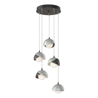 Brooklyn 5 Light 16" Wide Suspension Multi Light Pendant