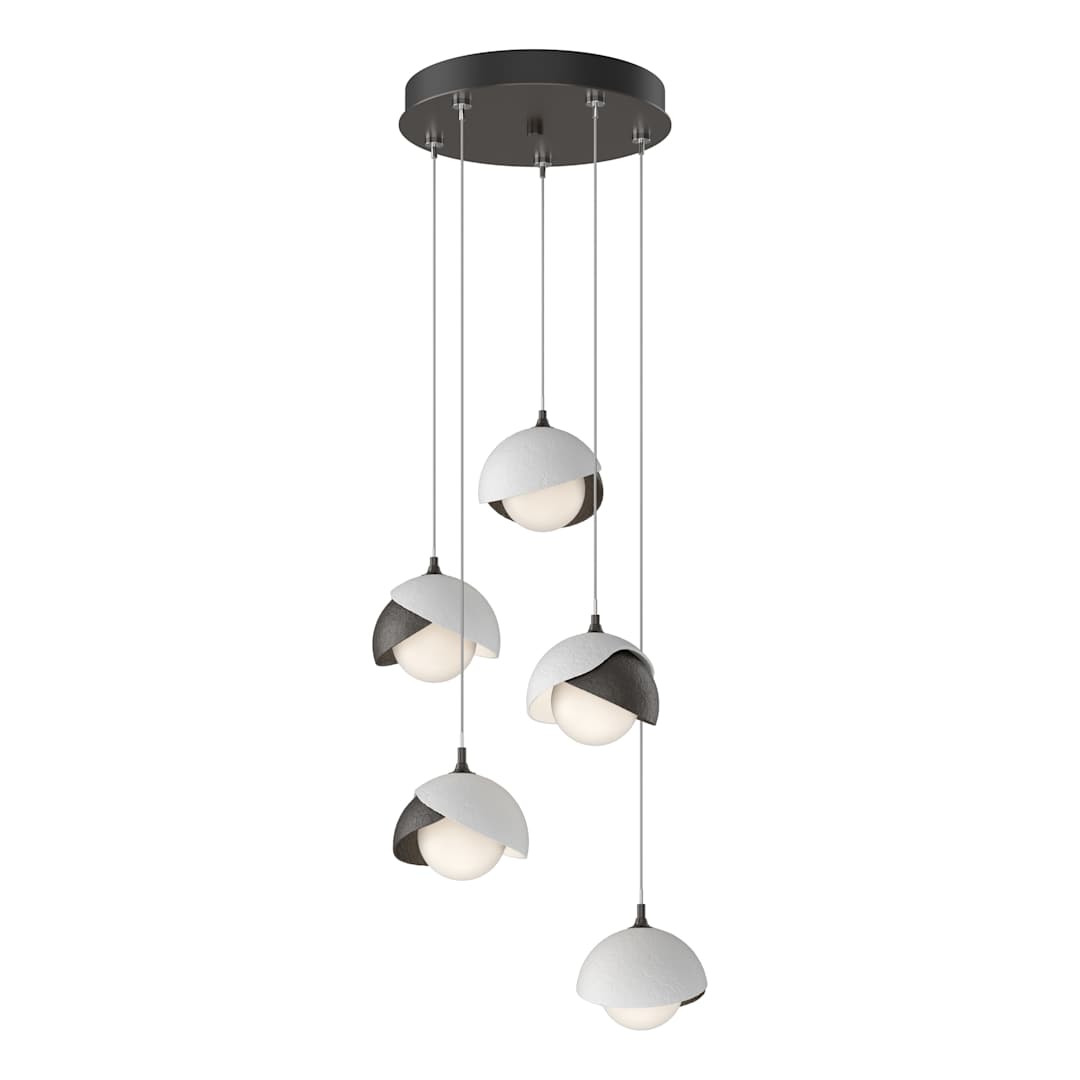 Brooklyn 5 Light 16" Wide Suspension Multi Light Pendant