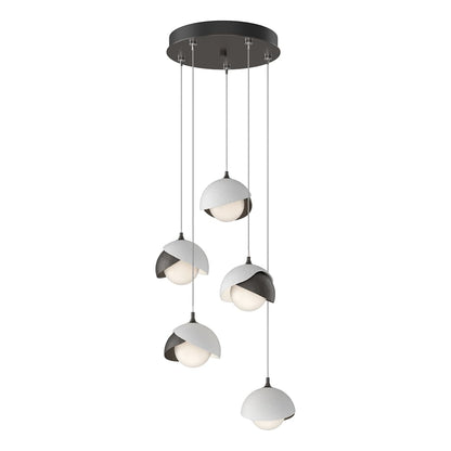 Brooklyn 5 Light 16" Wide Suspension Multi Light Pendant