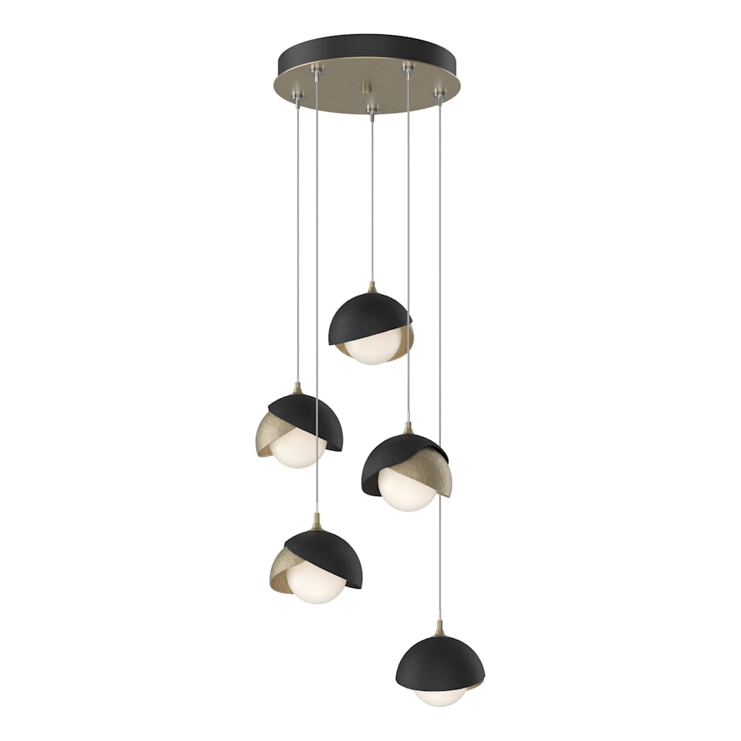 Brooklyn 5 Light 16" Wide Suspension Multi Light Pendant