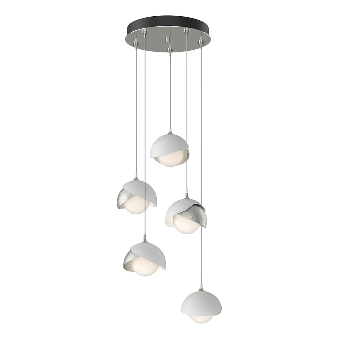 Brooklyn 5 Light 16" Wide Suspension Multi Light Pendant
