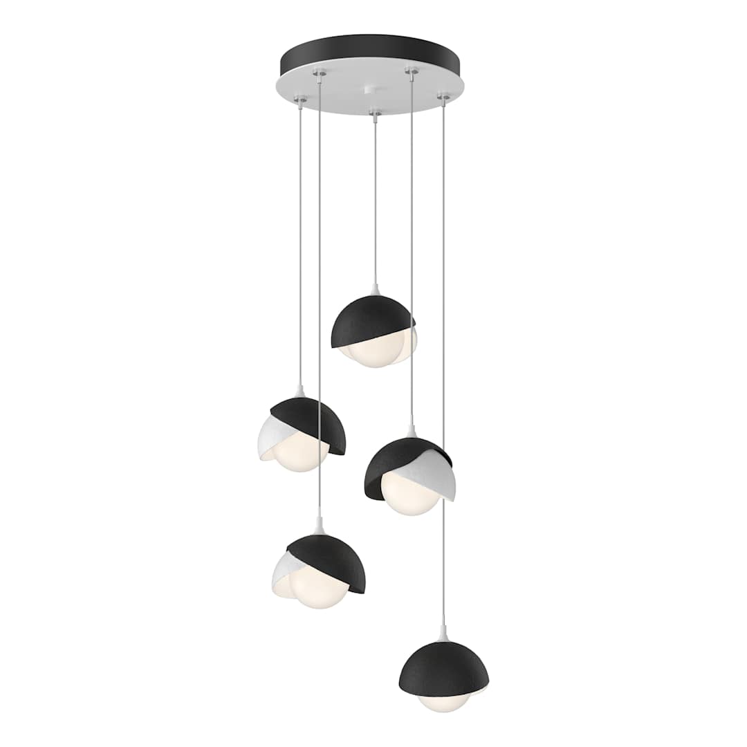 Brooklyn 5 Light 16" Wide Suspension Multi Light Pendant