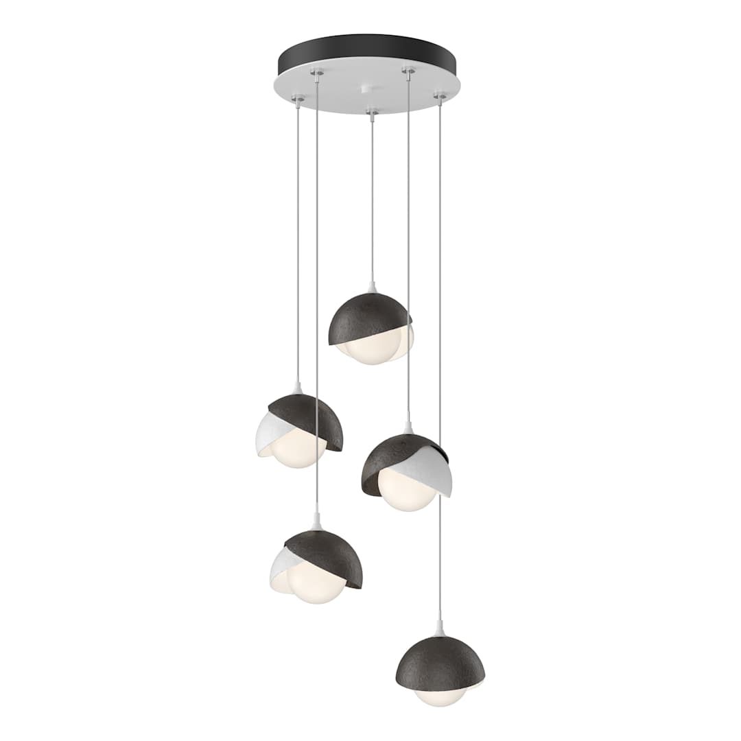 Brooklyn 5 Light 16" Wide Suspension Multi Light Pendant