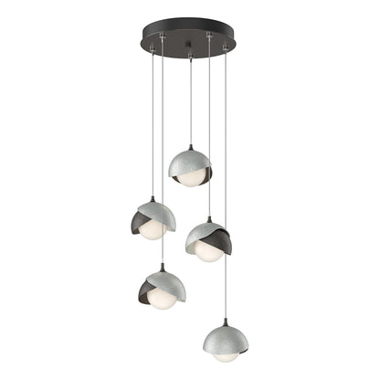 Brooklyn 5 Light 16" Wide Suspension Multi Light Pendant