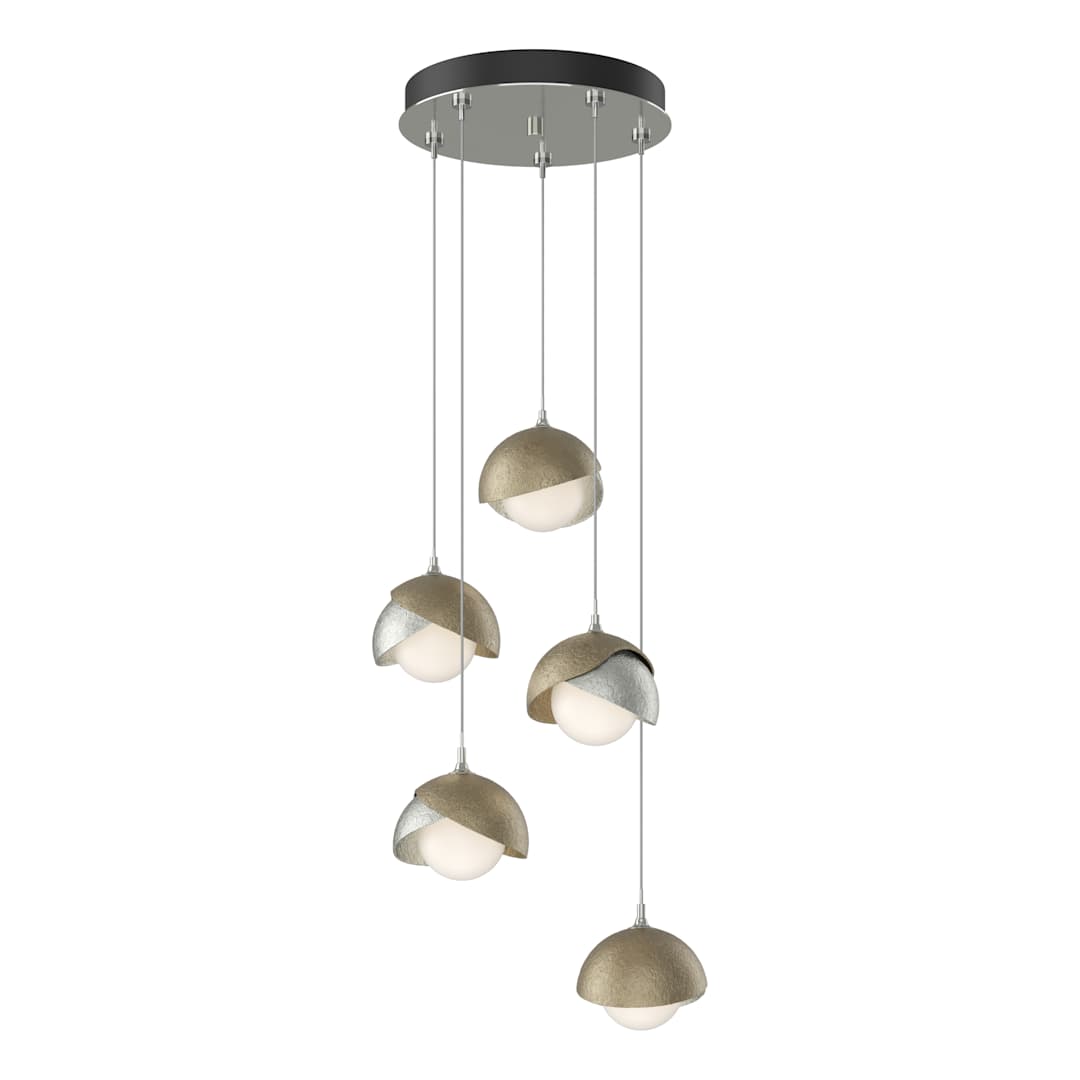 Brooklyn 5 Light 16" Wide Suspension Multi Light Pendant