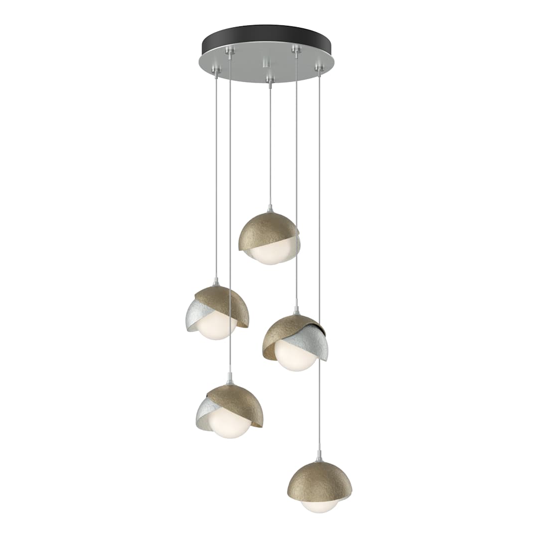 Brooklyn 5 Light 16" Wide Suspension Multi Light Pendant
