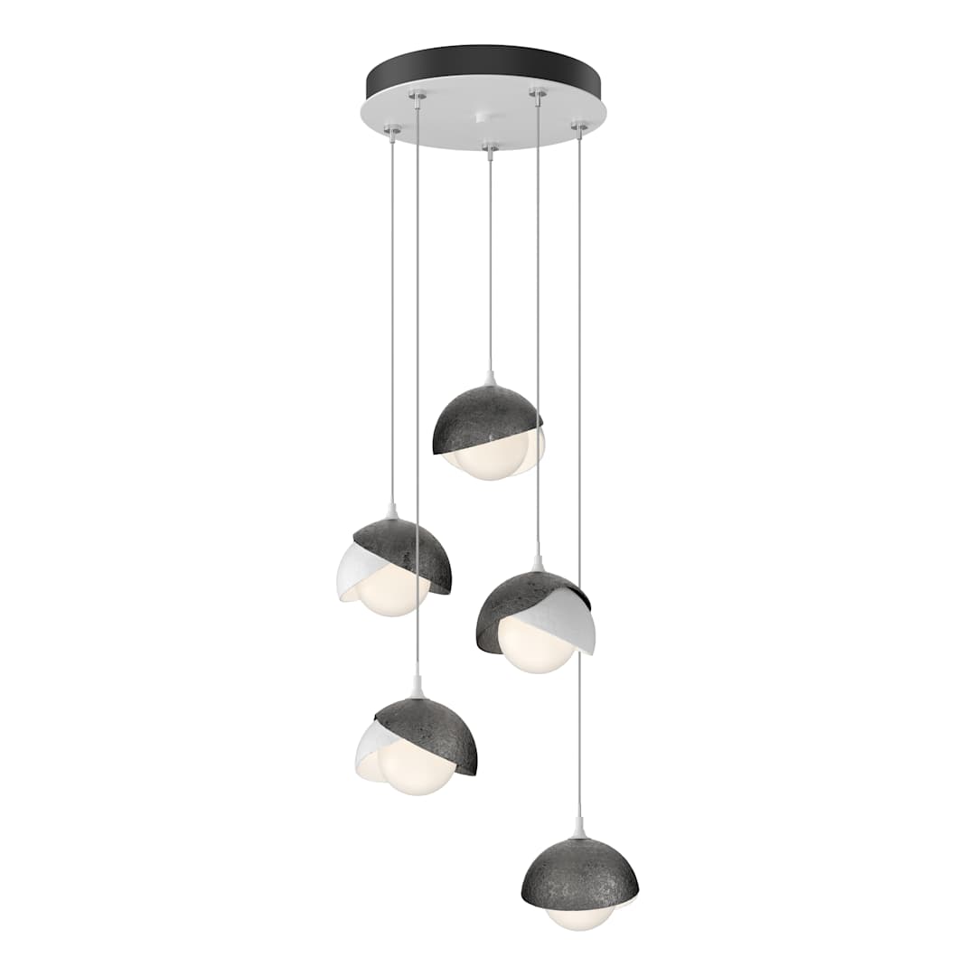 Brooklyn 5 Light 16" Wide Suspension Multi Light Pendant