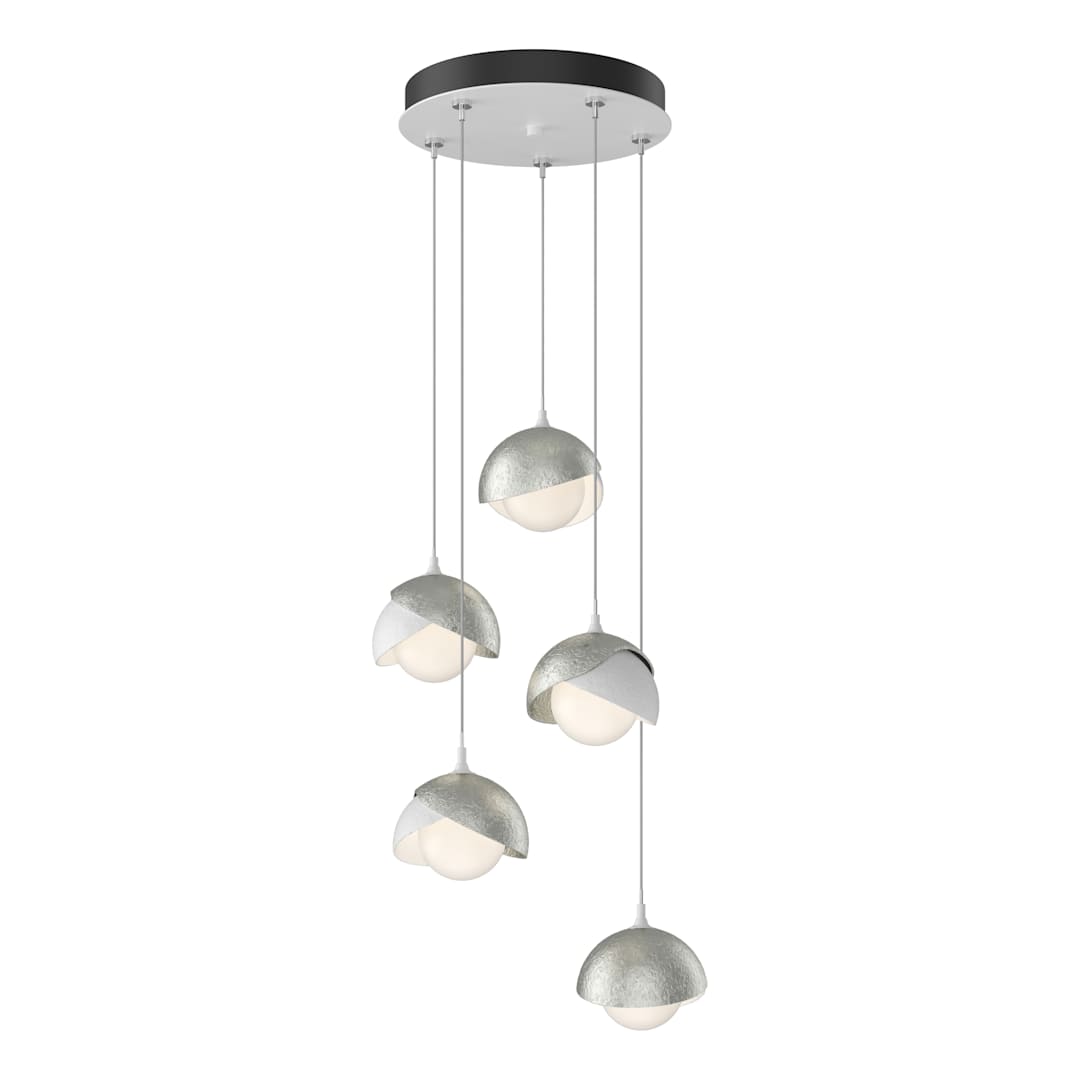 Brooklyn 5 Light 16" Wide Suspension Multi Light Pendant