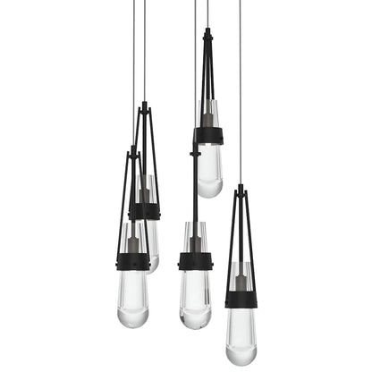 Link 5 Light 13" Wide Multi Light Pendant