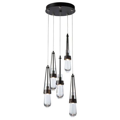 Link 5 Light 13" Wide Multi Light Pendant
