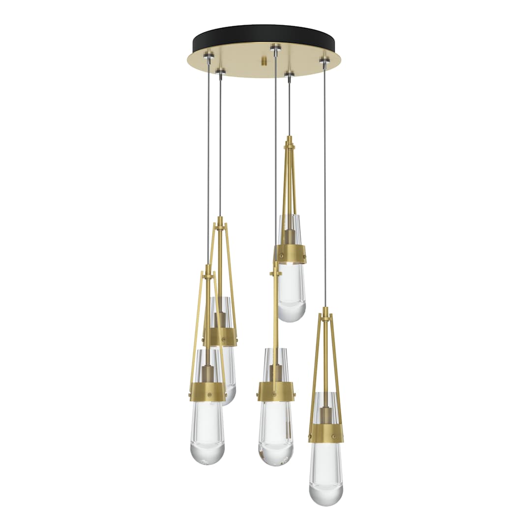Link 5 Light 13" Wide Multi Light Pendant