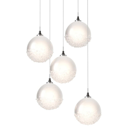 Fritz 5 Light 16" Wide Suspension Multi Light Pendant