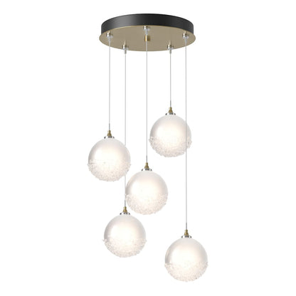 Fritz 5 Light 16" Wide Suspension Multi Light Pendant