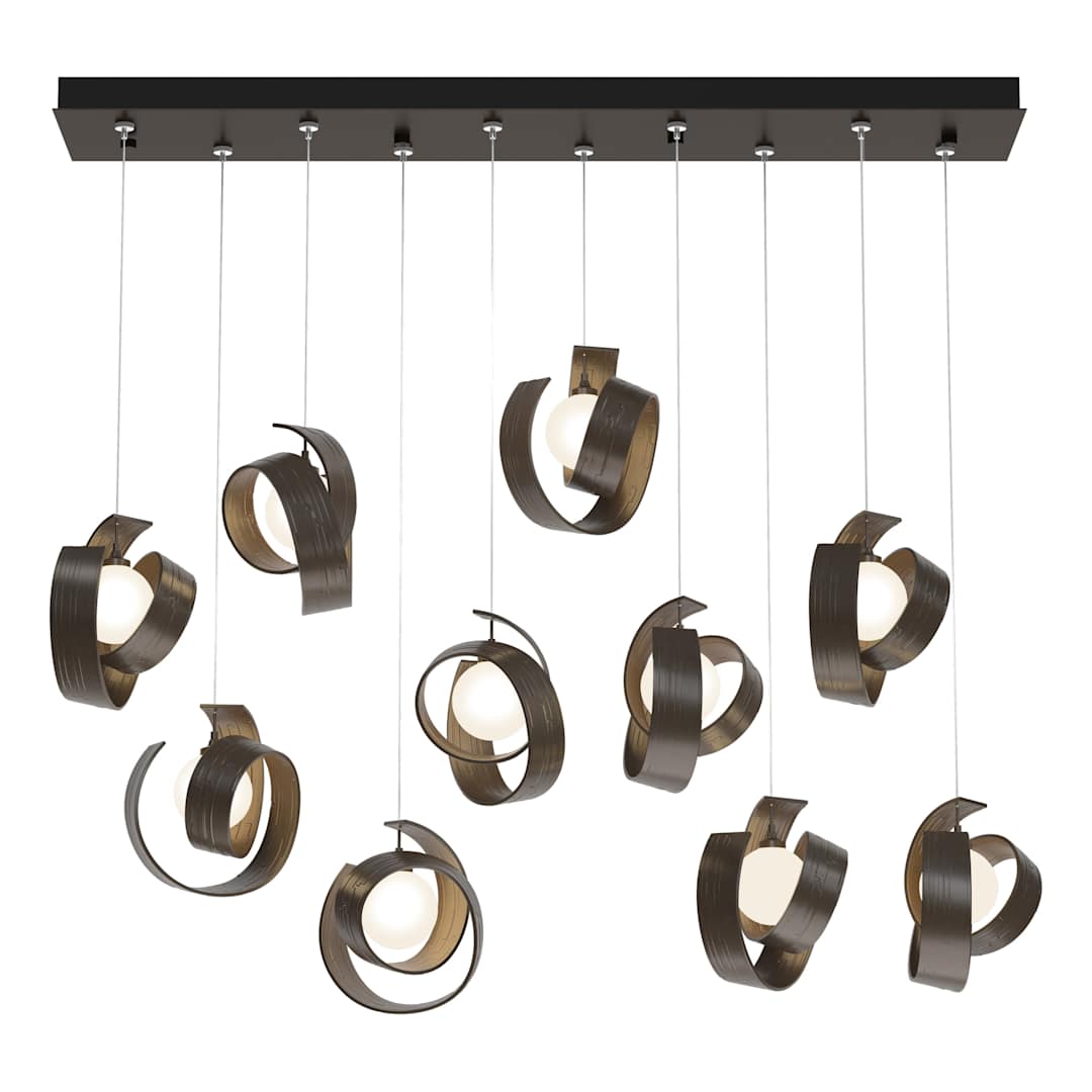 Riza 10 Light 47" Wide Linear Pendant