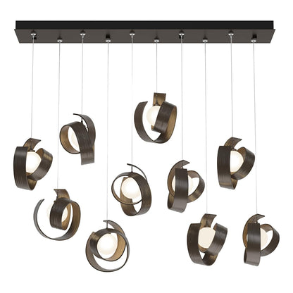 Riza 10 Light 47" Wide Linear Pendant