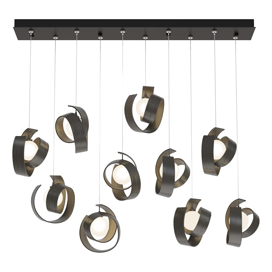 Riza 10 Light 47" Wide Linear Pendant