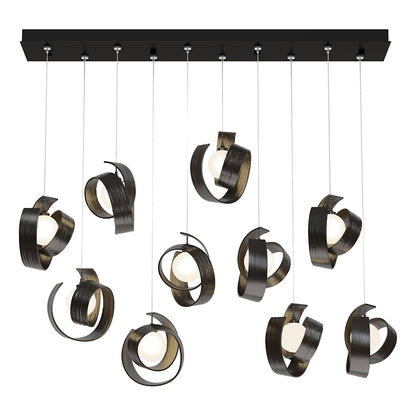 Riza 10 Light 47" Wide Linear Pendant