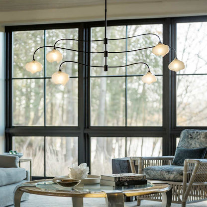 Ume 6 Light 59" Wide Linear Pendant