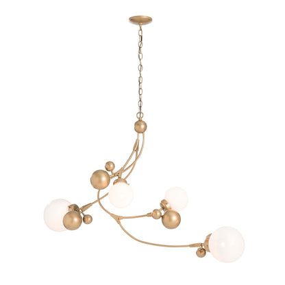 Sprig 4 Light 42" Wide Abstract Chandelier