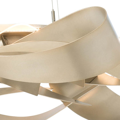 Flux 39" Wide LED Abstract Chandelier