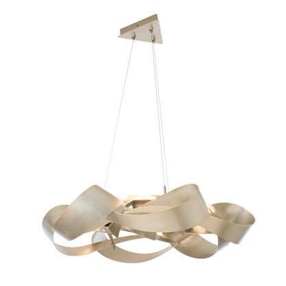 Flux 39" Wide LED Abstract Chandelier