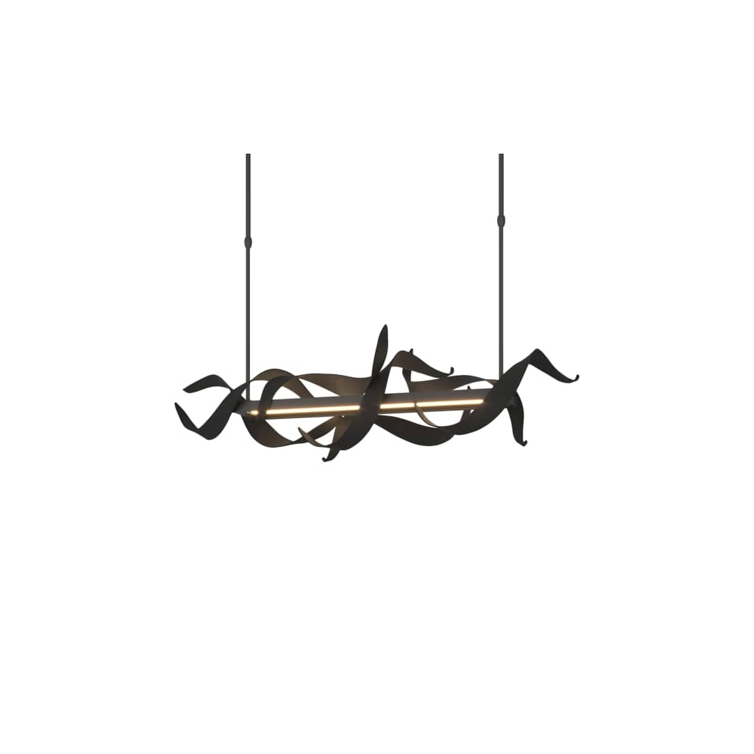 Folio 38" Wide LED Linear Short Orientation Chandelier
