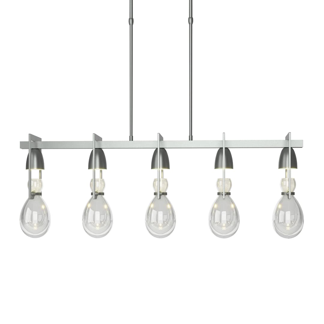 New Traditional 5 Light 41" Wide Linear Pendant