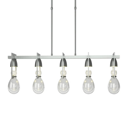 New Traditional 5 Light 41" Wide Linear Pendant