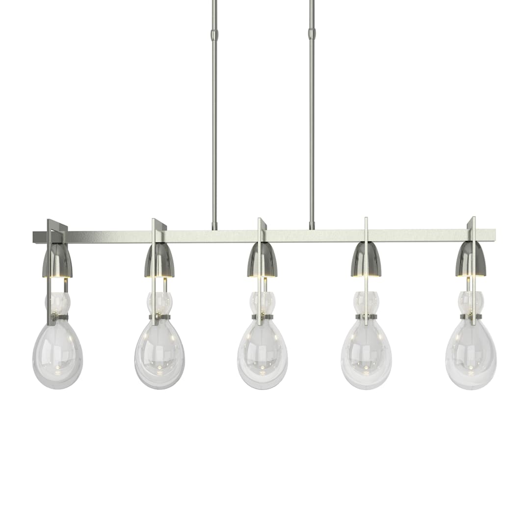New Traditional 5 Light 41" Wide Linear Pendant