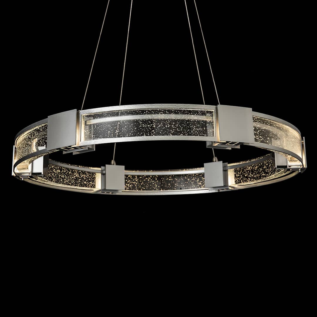Aura 6 Light 29" Wide LED Ring Chandelier