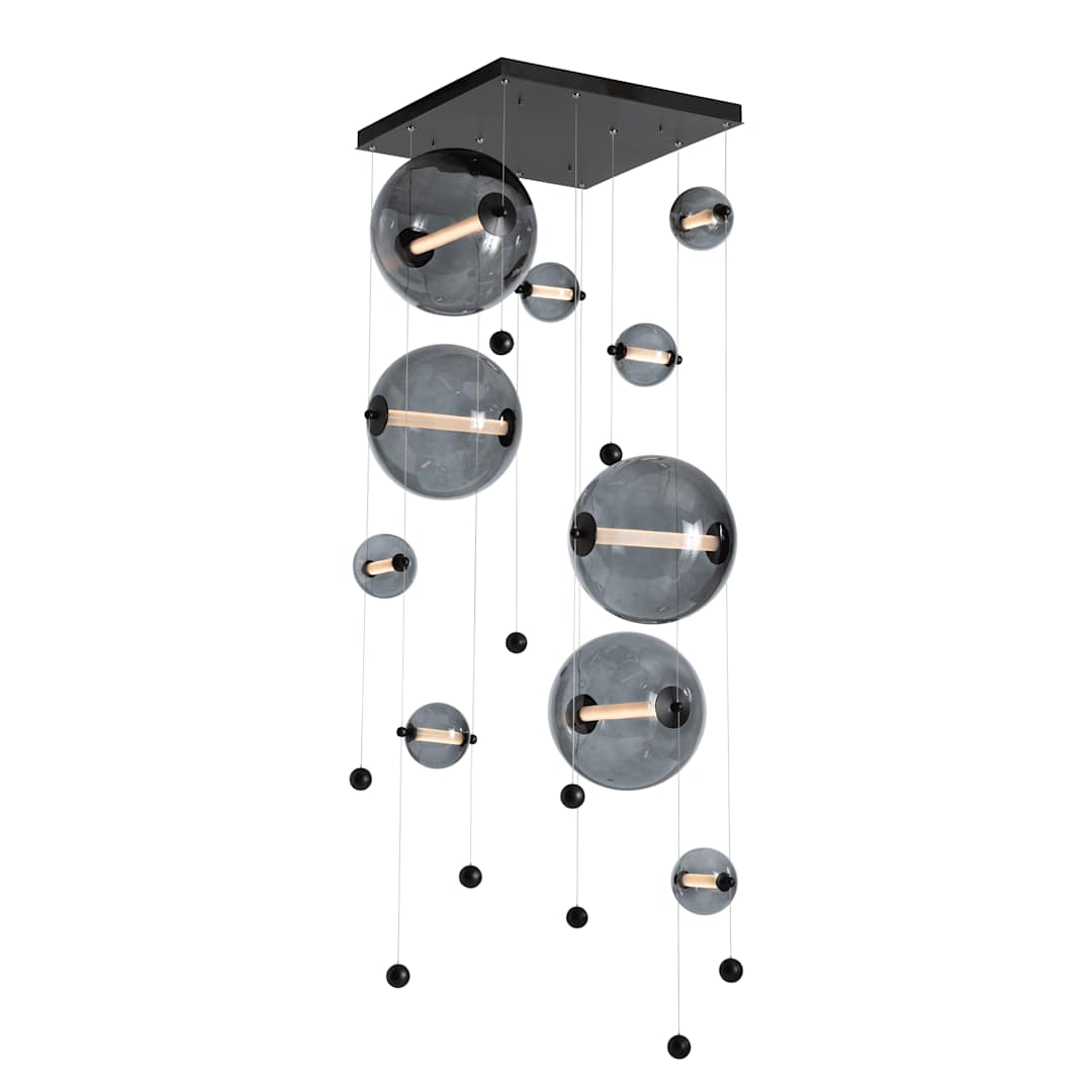 Abacus 36" Wide LED Suspension Multi Light Pendant