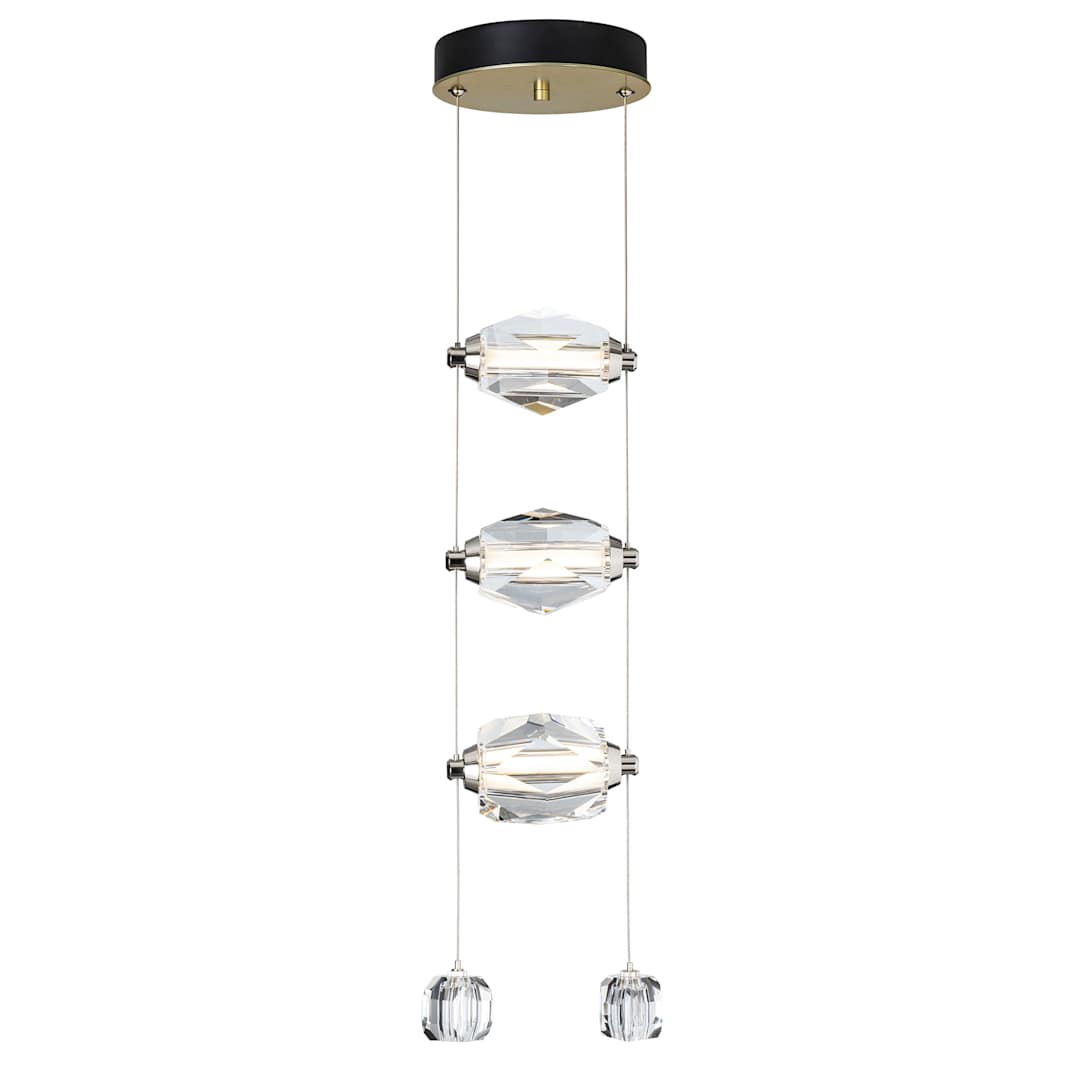 Gatsby 10" Wide Crystal Multi Light Pendant