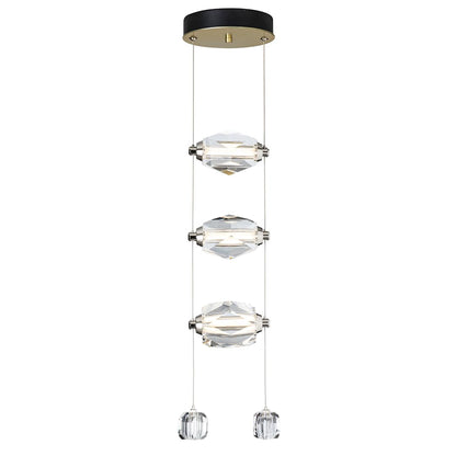 Gatsby 10" Wide Crystal Multi Light Pendant