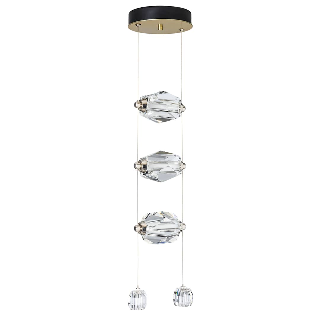 Gatsby 10" Wide Crystal Multi Light Pendant