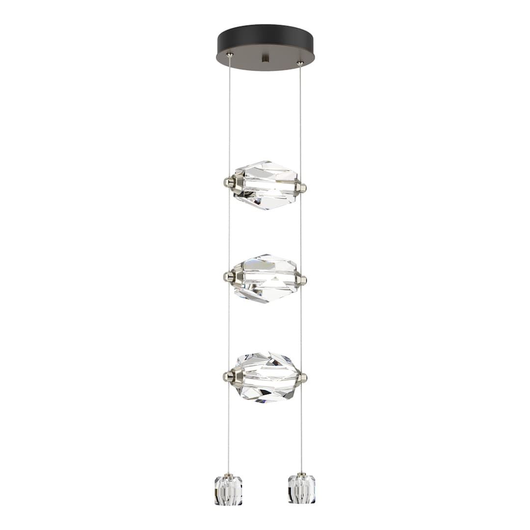Gatsby 10" Wide Crystal Multi Light Pendant