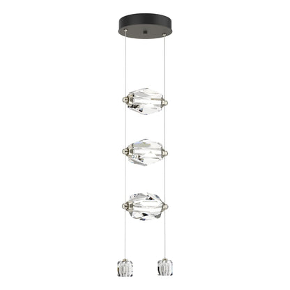 Gatsby 10" Wide Crystal Multi Light Pendant