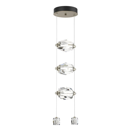 Gatsby 10" Wide Crystal Multi Light Pendant