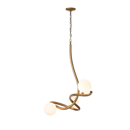 Slide 3 Light 45" Wide Abstract Linear Chandelier