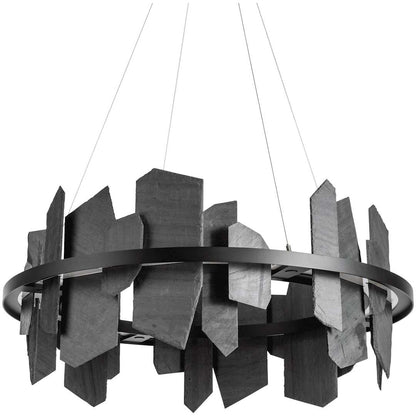 Ardesia 38" Wide LED Ring Chandelier
