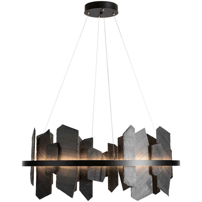 Ardesia 38" Wide LED Ring Chandelier