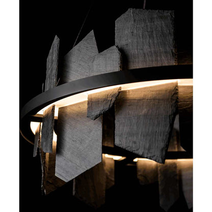 Ardesia 38" Wide LED Ring Chandelier