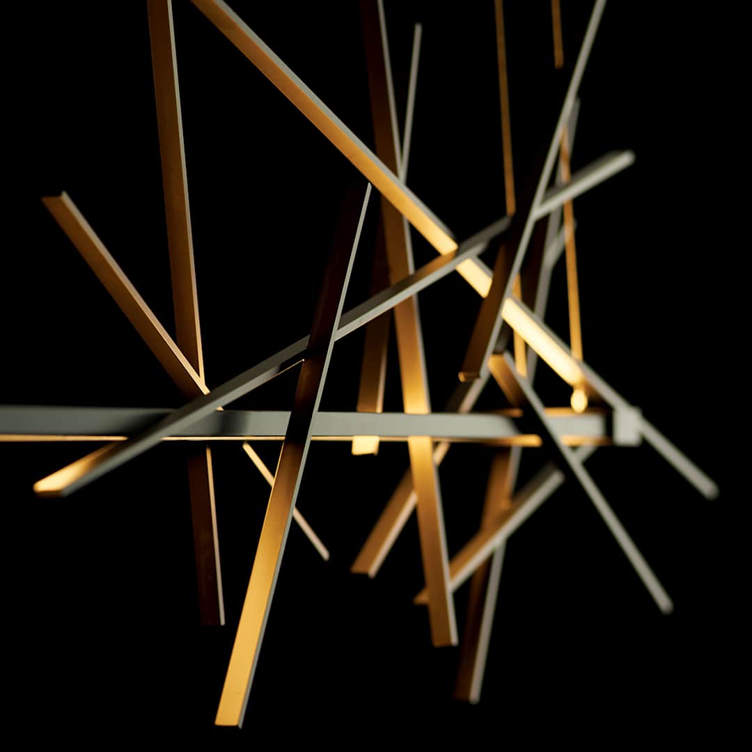 Cascade 51" Wide LED Linear Chandelier