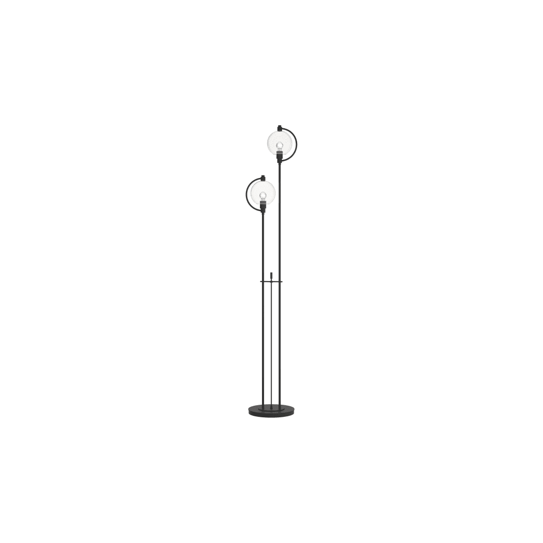 Pluto 2 Light 69" Tall Buffet Floor Lamp