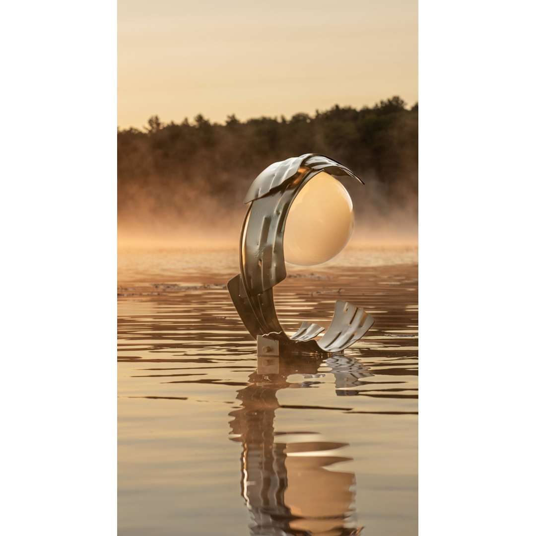 Crest 20" Tall Arc Table Lamp