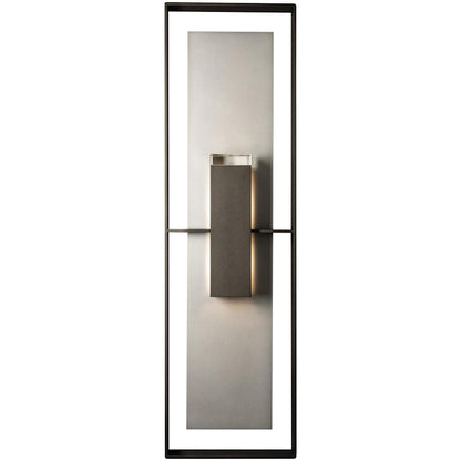 Shadow Box 2 Light 45" Tall Outdoor Wall Sconce