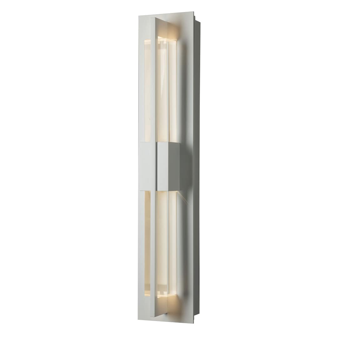 Double Axis 2 Light 24" Tall LED Outdoor Wall Sconce with Customizable Glass Shade