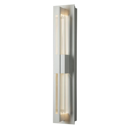 Double Axis 2 Light 24" Tall LED Outdoor Wall Sconce with Customizable Glass Shade